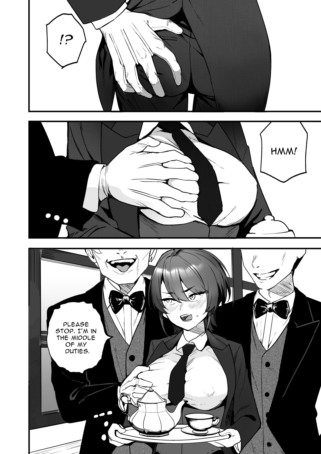 Hentai Manga Comic-Charming Female Butler Undergoes A Ruthless Masochist Corruption Induction Course-Read-9